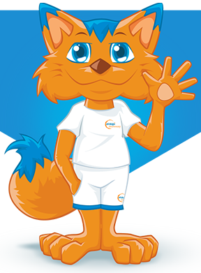 mascotte camping foxy